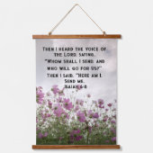 Here Am I, Send Me — Rustic Faith Hangend Wandkleed (Voorkant)