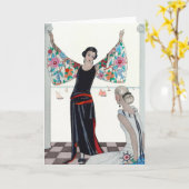 Here Are My Wings - George Barbier Kaart (Gele Bloem)