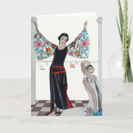 Here Are My Wings - George Barbier Kaart