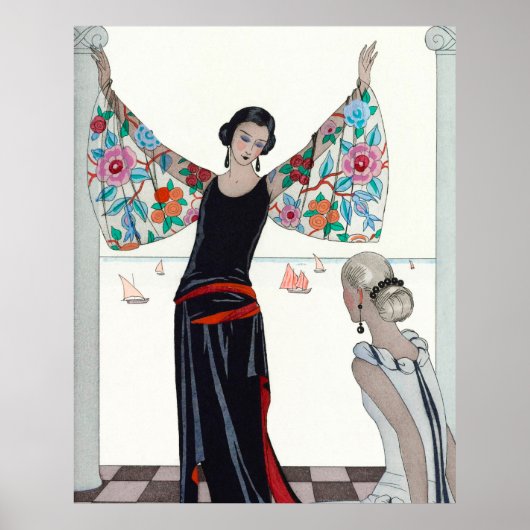 Here Are My Wings - George Barbier Poster (Voorkant)