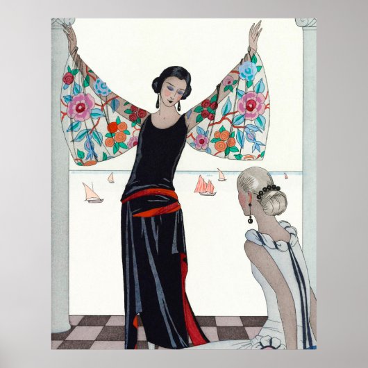 Here Are My Wings - George Barbier Poster (Voorkant)