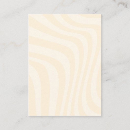 Here come the son - Groovy Style Baby Shower Informatiekaartje (Achterkant)