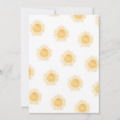 Here Come The Sons Twin Boy's Baby Shower Kaart (Achterkant)