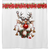 Here Comes Rudolf  Douchegordijn (Voorkant)