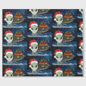 HERE COMES SANTA CLAUS CADEAUPAPIER (Vlak)