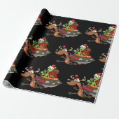 HERE COMES SANTA CLAUS CADEAUPAPIER (Uitgerold)