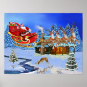 HERE COMES SANTA CLAUS POSTER (Voorkant)