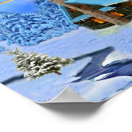 HERE COMES SANTA CLAUS POSTER (Hoek)