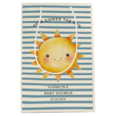 Here Comes the Son Baby Shower Bag Medium Cadeauzakje (Voorkant)