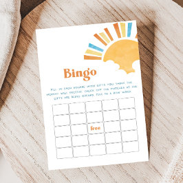 Here Comes the Son Baby Shower Bingo Game
