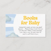 Here Comes the Son Baby Shower Books for Baby Informatiekaartje (Voorkant)