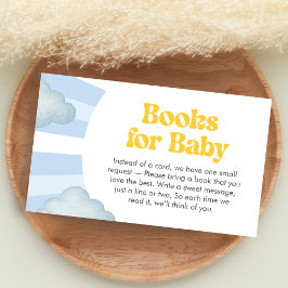 Here Comes the Son Baby Shower Books for Baby Informatiekaartje
