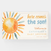 Here Comes the SON Boho Baby Shower Banner (Horizontaal)