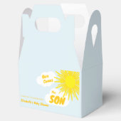 Here Comes The Son Boy Baby Shower Bedankdoosjes (Geopend)