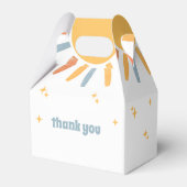 Here Comes The Son Boy Baby Shower Bedankdoosjes (Achterkant)