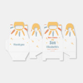 Here Comes The Son Boy Baby Shower Bedankdoosjes (Uitgevouwen)