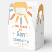 Here Comes The Son Boy Baby Shower Bedankdoosjes (Geopend)