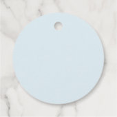 Here Comes The Son Boy Baby Shower Bedankjes Labels (Achterkant)