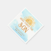 Here Comes The Son Boy Baby Shower Servet (Hoek)