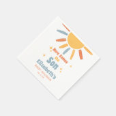 Here Comes The Son Boy Baby Shower Servet (Hoek)