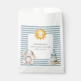 Here Comes The Son Bunny Baby Shower Favor Bags Bedankzakje