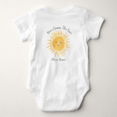 Here Comes The Son Personalized  Romper (Achterkant)
