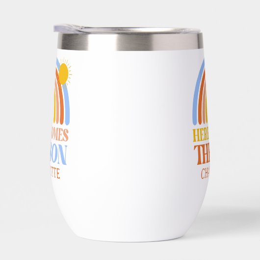 Here Comes The Son Rainbow Boy Baby Shower (Rechts)