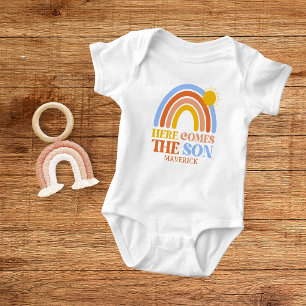 Here Comes The Son Regenboog Jongen  Romper
