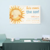 Here Comes the SON Sunshine Boho Boy Baby Shower Spandoek (Beurs)