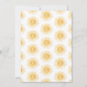 Here Comes The Sons Twin Boy's Baby Shower  Kaart (Achterkant)