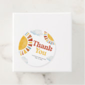 Here Comes the Sun Baby Shower Bedankjes Labels (In situ)