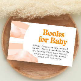 Here Comes the Sun Baby Shower Books for Baby Informatiekaartje