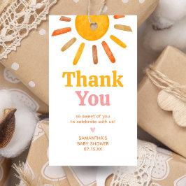 Here comes the Sun  Baby Shower Favor Tags Cadeaulabel