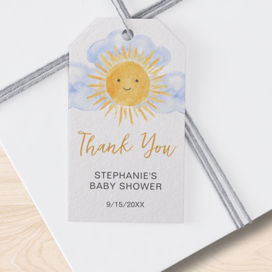 Here Comes The Sun Baby Shower Thank You Cadeaulabel