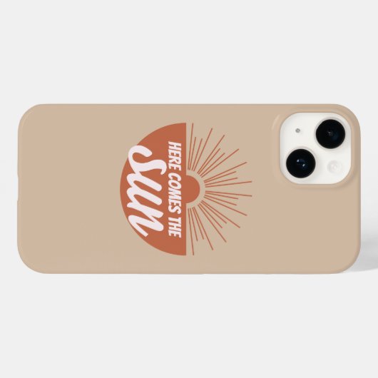 Here comes the sun Case-Mate iPhone case (Achterkant (horizontaal))