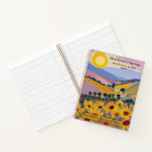 Here Comes the Sun Custom Spiral Notebook Notitieboek (Binnen)
