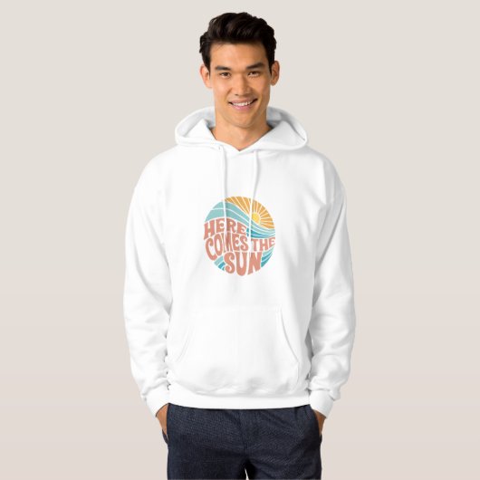 Here comes the sun hoodie (Voorkant volledig)
