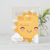 Here comes the sun kaart (Staand voorkant)