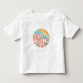 Here comes the sun kinder shirts (Voorkant)
