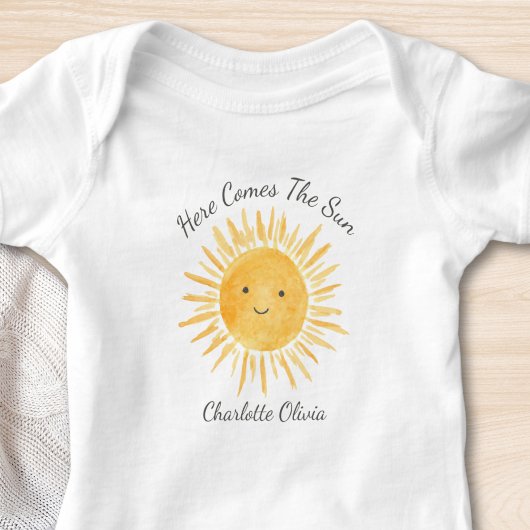 Here Comes The Sun Persoonlijk  Romper