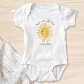 Here Comes The Sun Persoonlijk  Romper