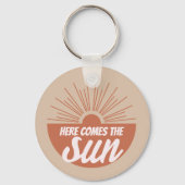 Here comes the sun sleutelhanger (Voorkant)