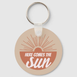 Here comes the sun sleutelhanger