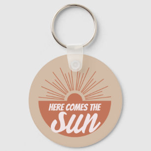 Here comes the sun sleutelhanger