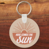Here comes the sun sleutelhanger (Voorkant)