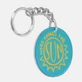 Here comes the sun sleutelhanger (Voorkant Links)