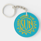 Here comes the sun sleutelhanger (Voorkant)