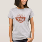 Here comes the sun t-shirt (Voorkant)