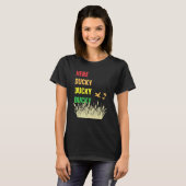 Here Ducky Ducky Ducky Funny Duck Call For Duck Hu T-shirt (Voorkant volledig)