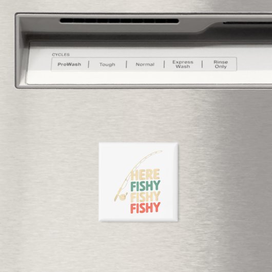 Here-fishy Funny Gevist Ontwerp B Vis _1 Magneet (Insitu (Vaatwasser))